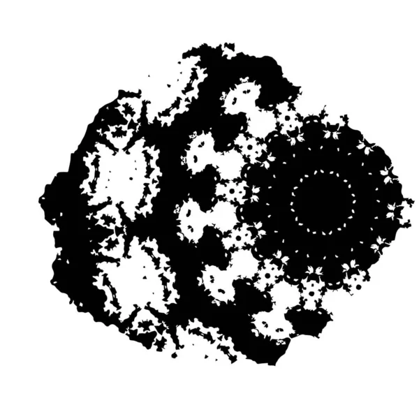 soyut siyah fırça darbesi ve dokusu