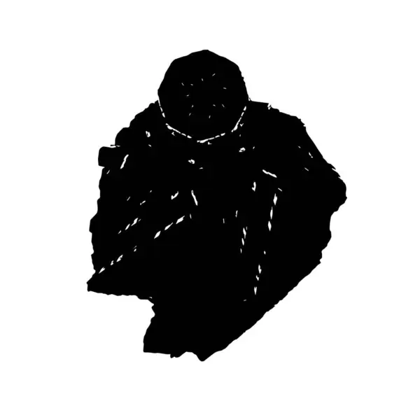Web Grunge Black Ink Shape Background — Stock Vector
