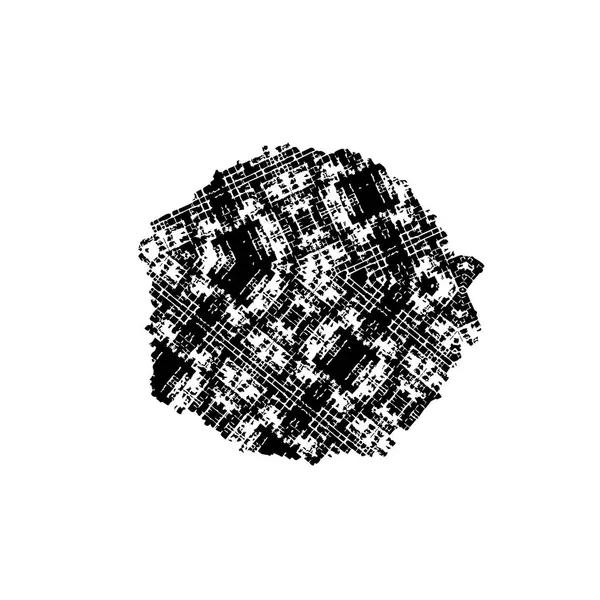 Siyah noktalı soyut yarım tonlu geometrik arkaplan