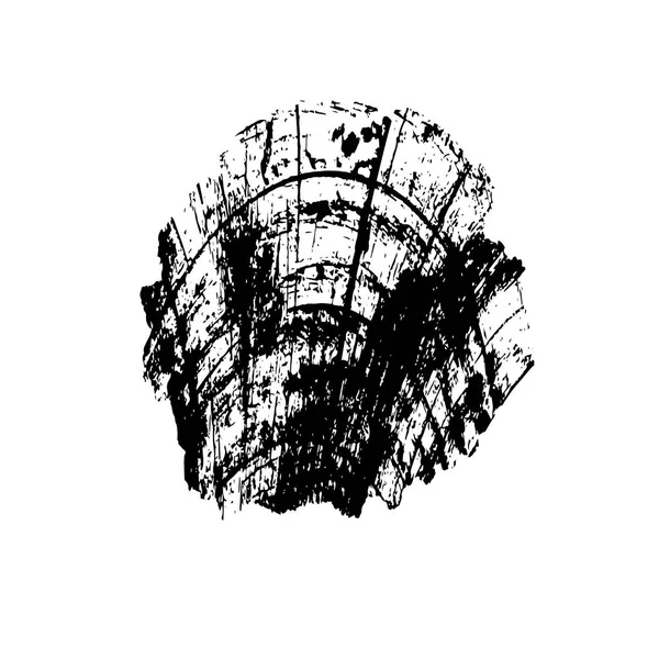 Векторная Иллюстрация Ручным Рисунком Древней Крепости — стоковый вектор