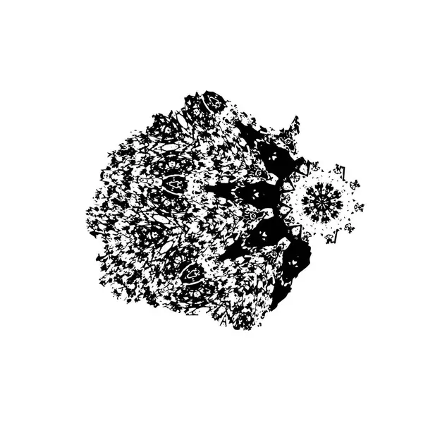 Grunge mürekkep sıçramasının basit illüstrasyonu