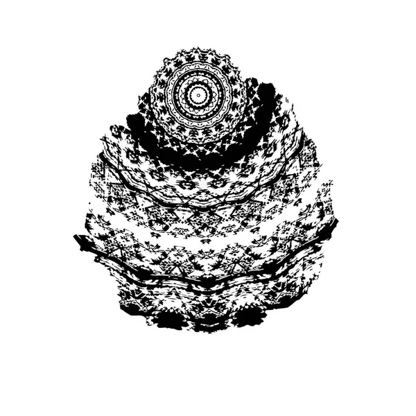 Grunge mürekkep sıçramasının basit illüstrasyonu