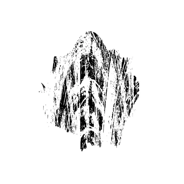 Beyaz arka planda soyut siyah nokta. vektör illüstrasyonu