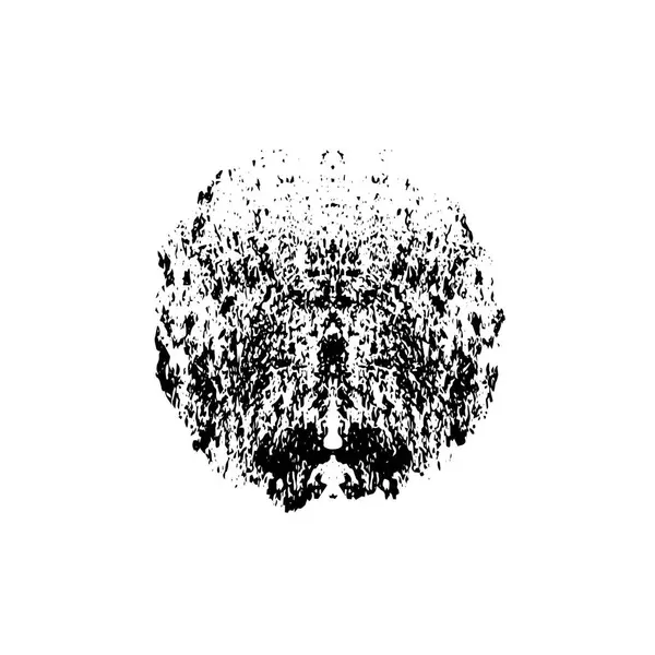 Beyaz arka planda soyut siyah nokta. vektör illüstrasyonu