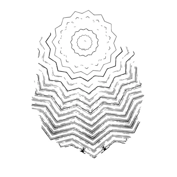  Soyut doku, siyah beyaz arkaplan. vektör illüstrasyonu   