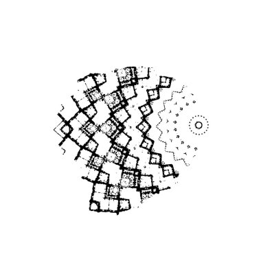 Ağ grunge mürekkebi sıçrama vuruşu