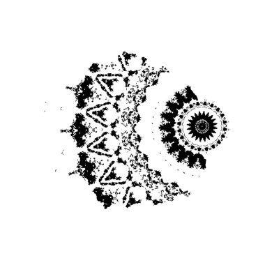 Ağ grunge mürekkebi sıçrama vuruşu