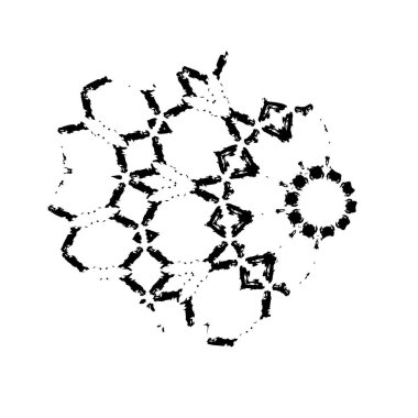 Ağ grunge mürekkebi sıçrama vuruşu