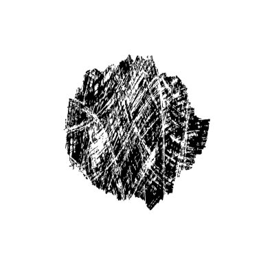 beyaz arkaplanda siyah mürekkep fırçası darbeleri 