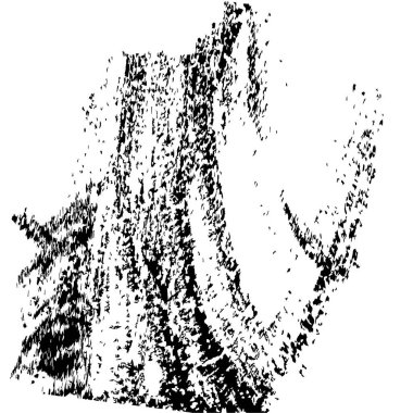 Beyaz arkaplanda soyut grunge siyah mürekkep lekesi