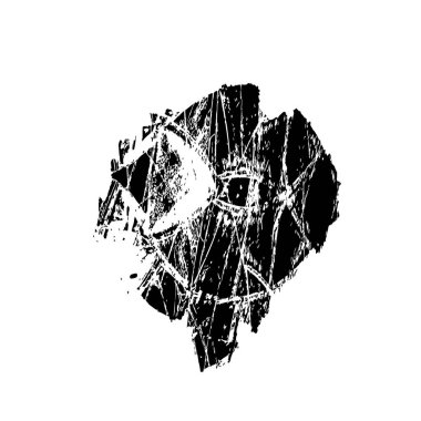 soyut fırça darbeleri, vektör illüstrasyonu 