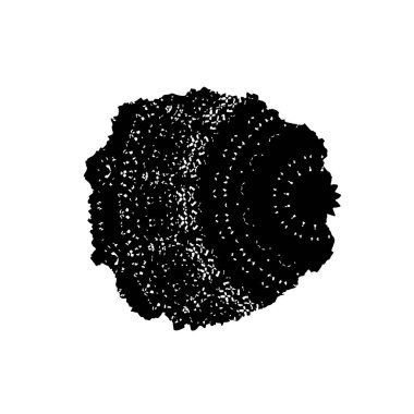 Yuvarlak kabile süsü, vektör illüstrasyon tasarımı