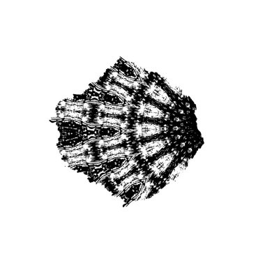 Yuvarlak kabile süsü, vektör illüstrasyon tasarımı