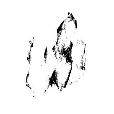 soyut fırça darbeleri, vektör illüstrasyonu 