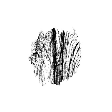 soyut fırça darbeleri, vektör illüstrasyonu 