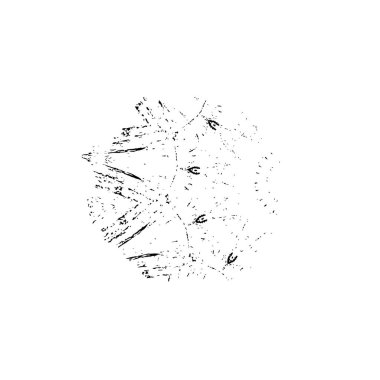 soyut fırça darbeleri, vektör illüstrasyonu 