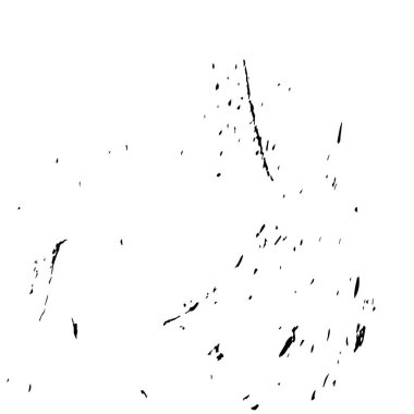 Beyaz arkaplanda soyut grunge siyah mürekkep lekesi