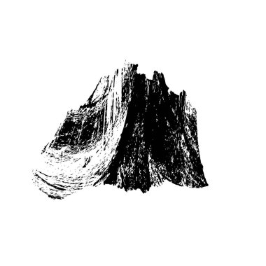 soyut fırça darbeleri, vektör illüstrasyonu 