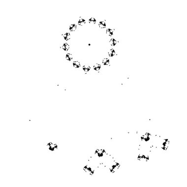 Yuvarlak kabile süsü, vektör illüstrasyon tasarımı