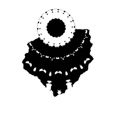  Soyut doku, siyah beyaz arkaplan. vektör illüstrasyonu   