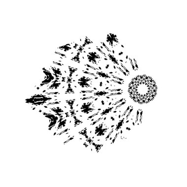  Soyut doku, siyah beyaz arkaplan. vektör illüstrasyonu   