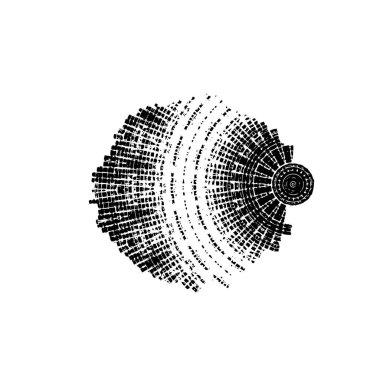  Soyut doku, siyah beyaz arkaplan. vektör illüstrasyonu   