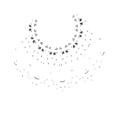  Soyut doku, siyah beyaz arkaplan. vektör illüstrasyonu   