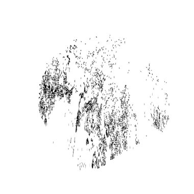 Beyaz arkaplanda soyut siyah element. vektör illüstrasyonu.    