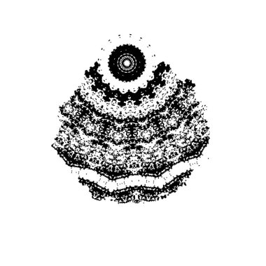  Soyut doku, siyah beyaz arkaplan. vektör illüstrasyonu   