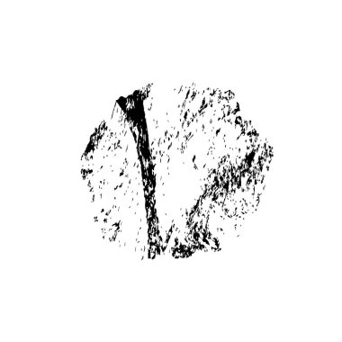 Beyaz arkaplanda soyut siyah element. vektör illüstrasyonu.    