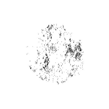 Beyaz arkaplanda soyut siyah element. vektör illüstrasyonu.    