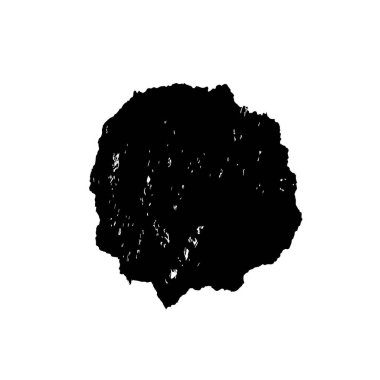 Beyaz arkaplanda soyut siyah element. vektör illüstrasyonu.    