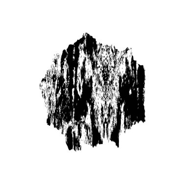 Beyaz arkaplanda soyut siyah element. vektör illüstrasyonu.    