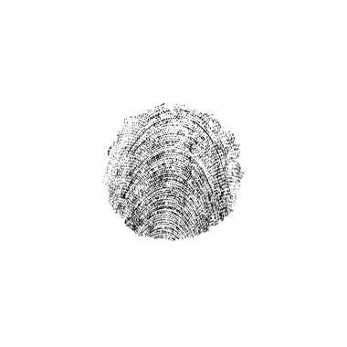 Beyaz arkaplanda soyut siyah element. vektör illüstrasyonu.    