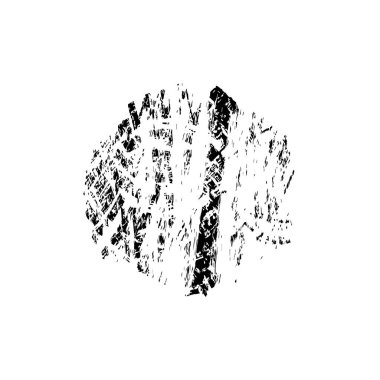 Beyaz arkaplanda soyut siyah dekoratif unsur. vektör illüstrasyonu.  