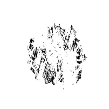 Beyaz arkaplanda soyut siyah dekoratif unsur. vektör illüstrasyonu.  