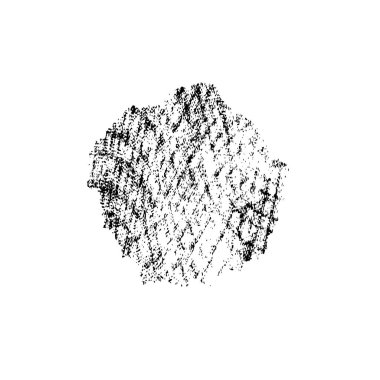 Beyaz arkaplanda soyut siyah dekoratif unsur. vektör illüstrasyonu.  