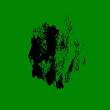 Beyaz arkaplanda soyut siyah dekoratif unsur. vektör illüstrasyonu.  