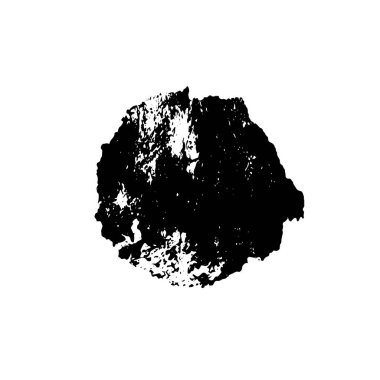 Beyaz arkaplanda soyut siyah dekoratif unsur. vektör illüstrasyonu.  