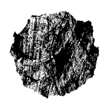 Beyaz arkaplanda soyut siyah dekoratif unsur. vektör illüstrasyonu.  