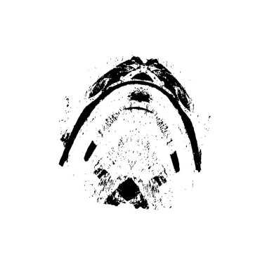 Beyaz arka planda soyut yaratıcı unsur. vektör illüstrasyonu.  