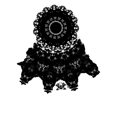 Beyaz arka planda soyut yaratıcı unsur. vektör illüstrasyonu.  