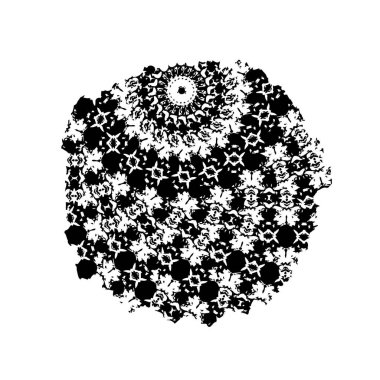 Beyaz arka planda soyut yaratıcı unsur. vektör illüstrasyonu.  