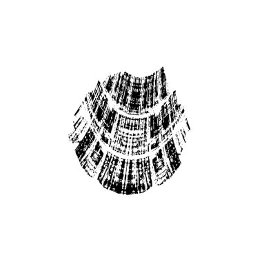 Beyaz arka planda soyut yaratıcı unsur. vektör illüstrasyonu.  