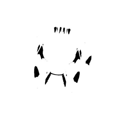 Beyaz arka planda soyut yaratıcı unsur. vektör illüstrasyonu.  