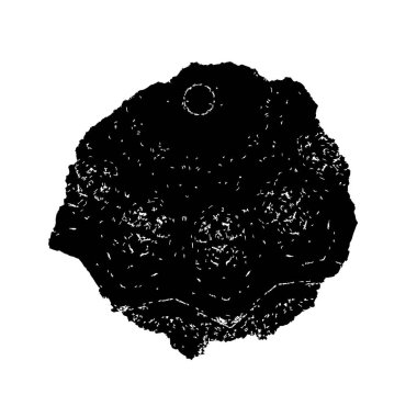 Beyaz arka planda soyut yaratıcı unsur. vektör illüstrasyonu.  