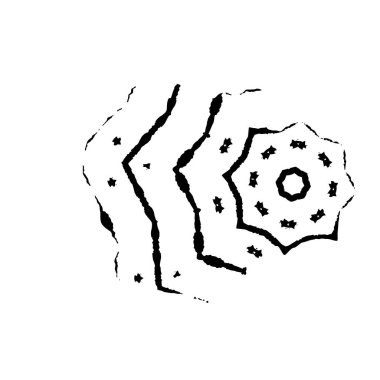 Beyaz arka planda soyut yaratıcı unsur. vektör illüstrasyonu.  