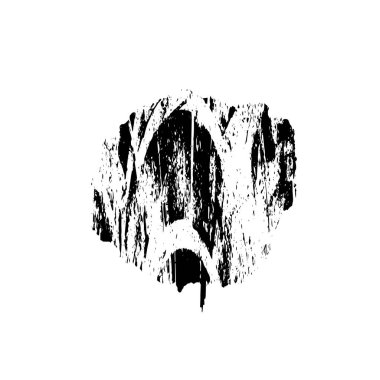 Beyaz arka planda soyut yaratıcı unsur. vektör illüstrasyonu.  