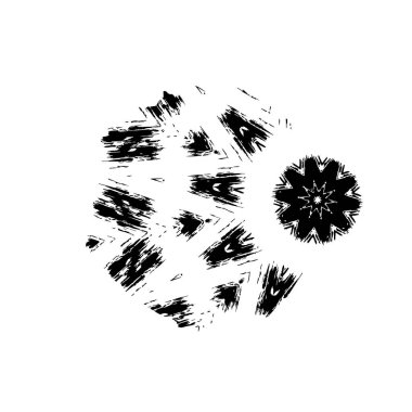 Beyaz arka planda soyut yaratıcı unsur. vektör illüstrasyonu.  