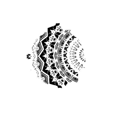 Beyaz arka planda soyut yaratıcı unsur. vektör illüstrasyonu.  